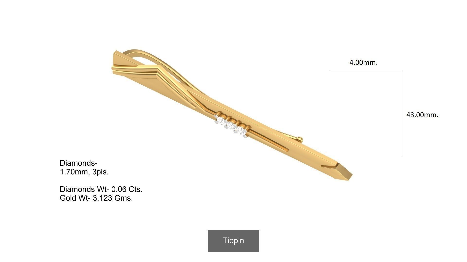 Tiepin-cufflink 3D Model Collection_11