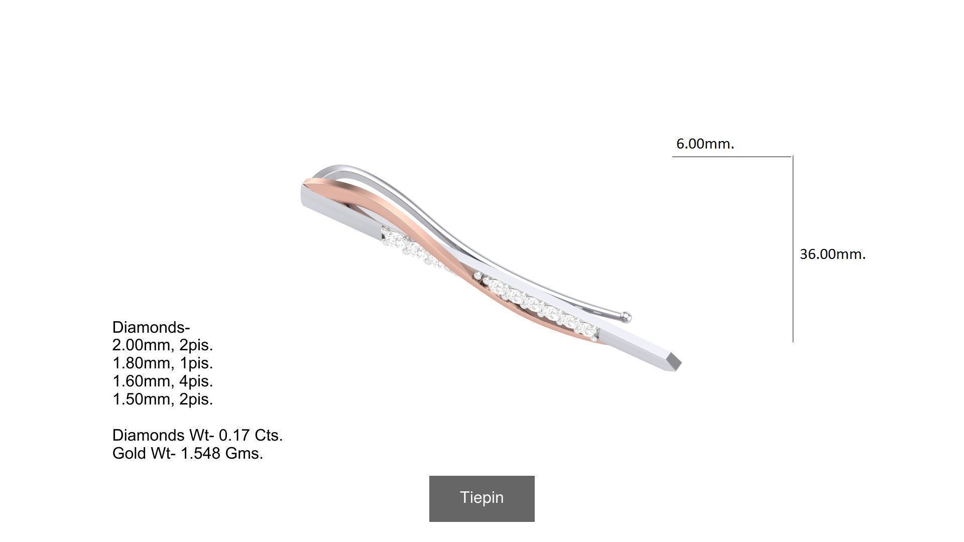 Tiepin-cufflink 3D Model Collection_12