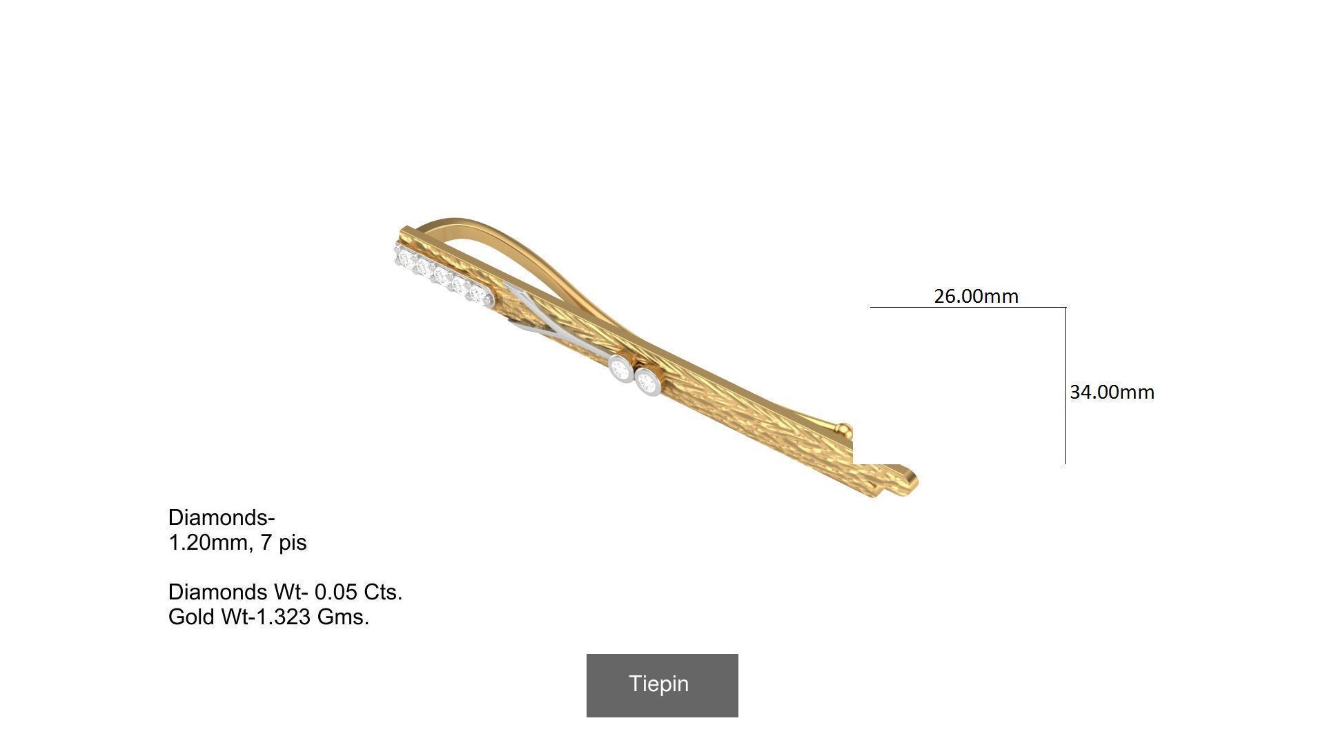 Tiepin-cufflink 3D Model Collection_1