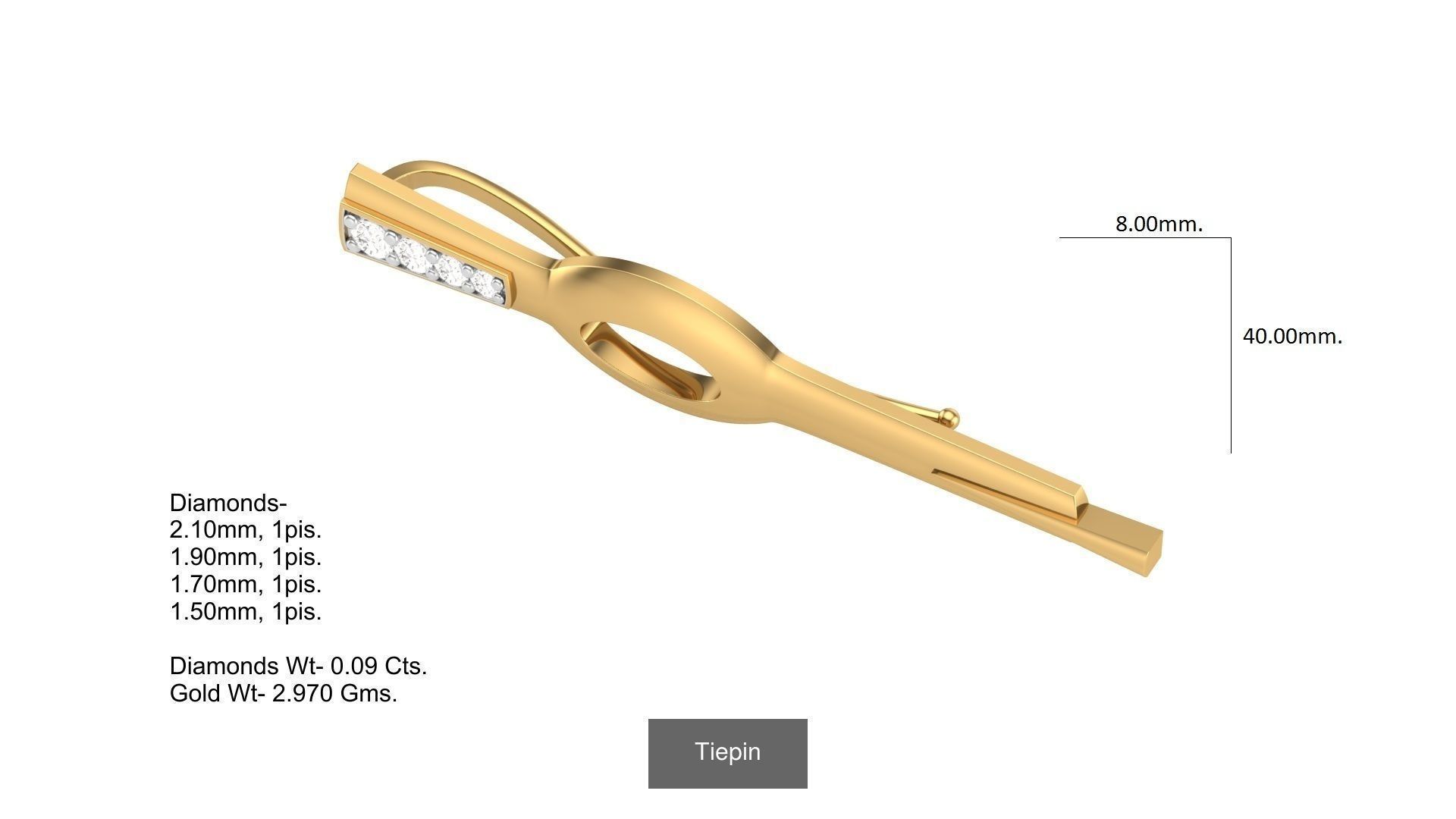 Tiepin-cufflink 3D Model Collection_6