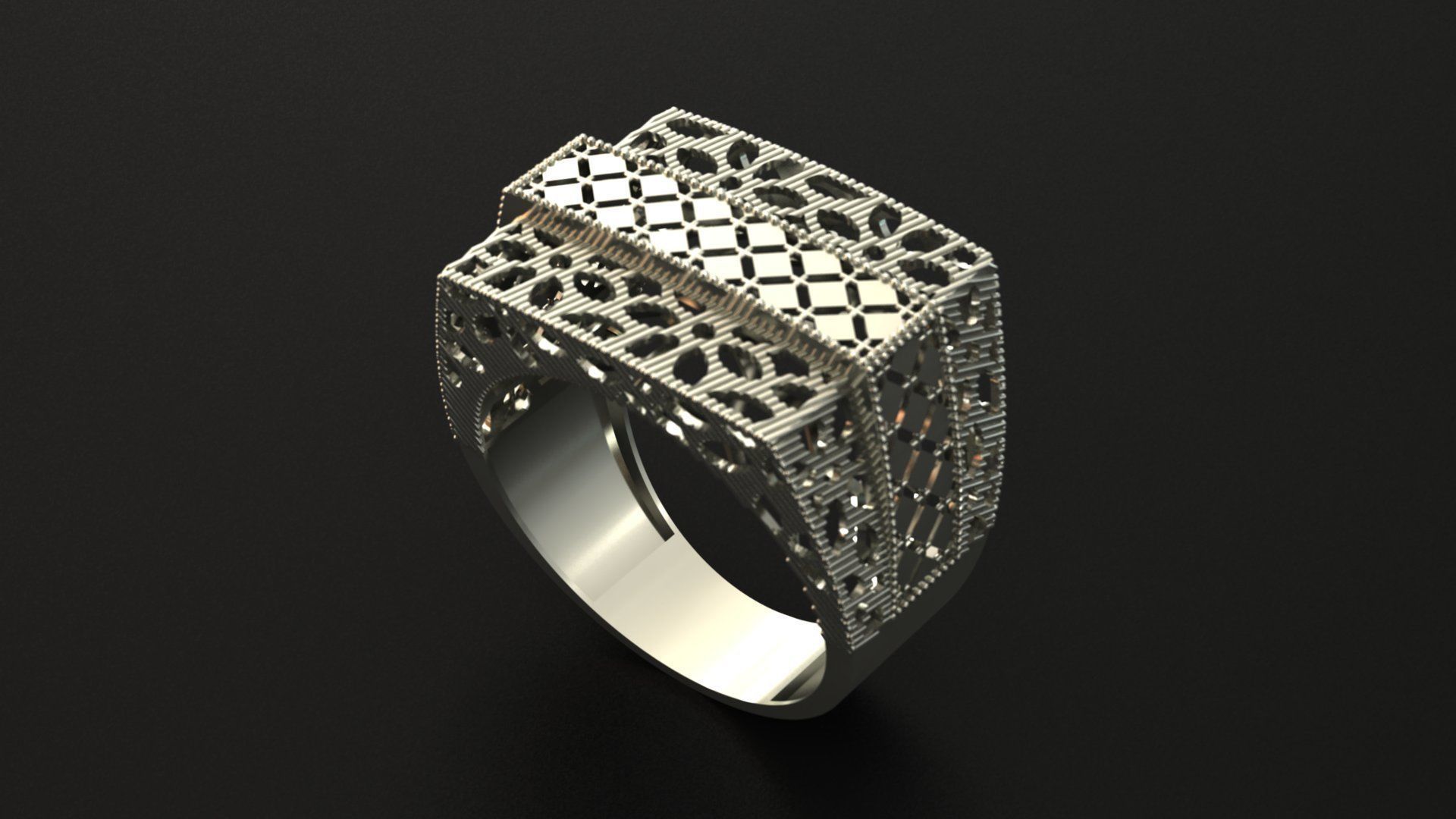 Fusion jewellery Halfset  3D print model_5
