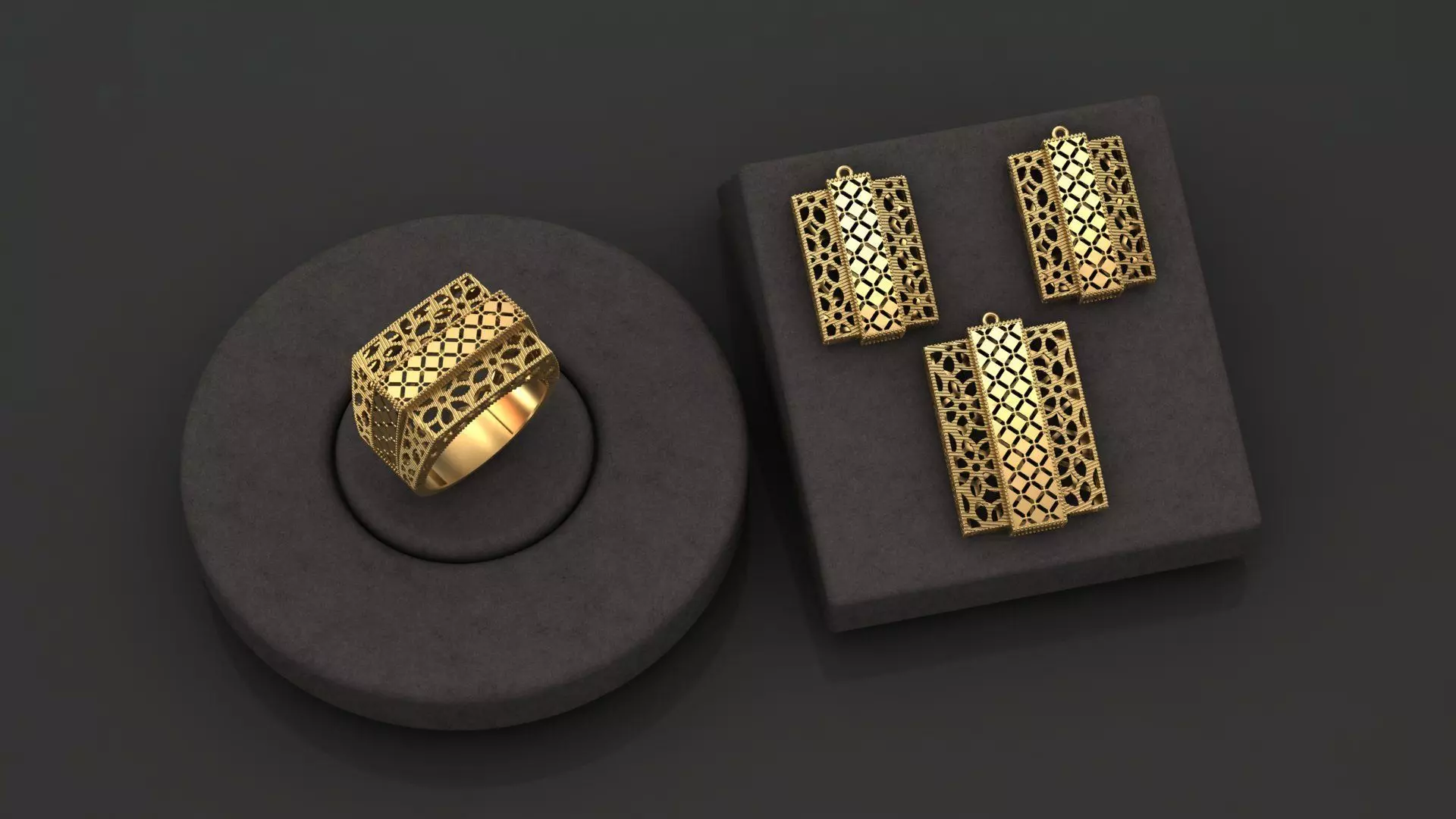 Fusion jewellery Halfset  3D print model_0