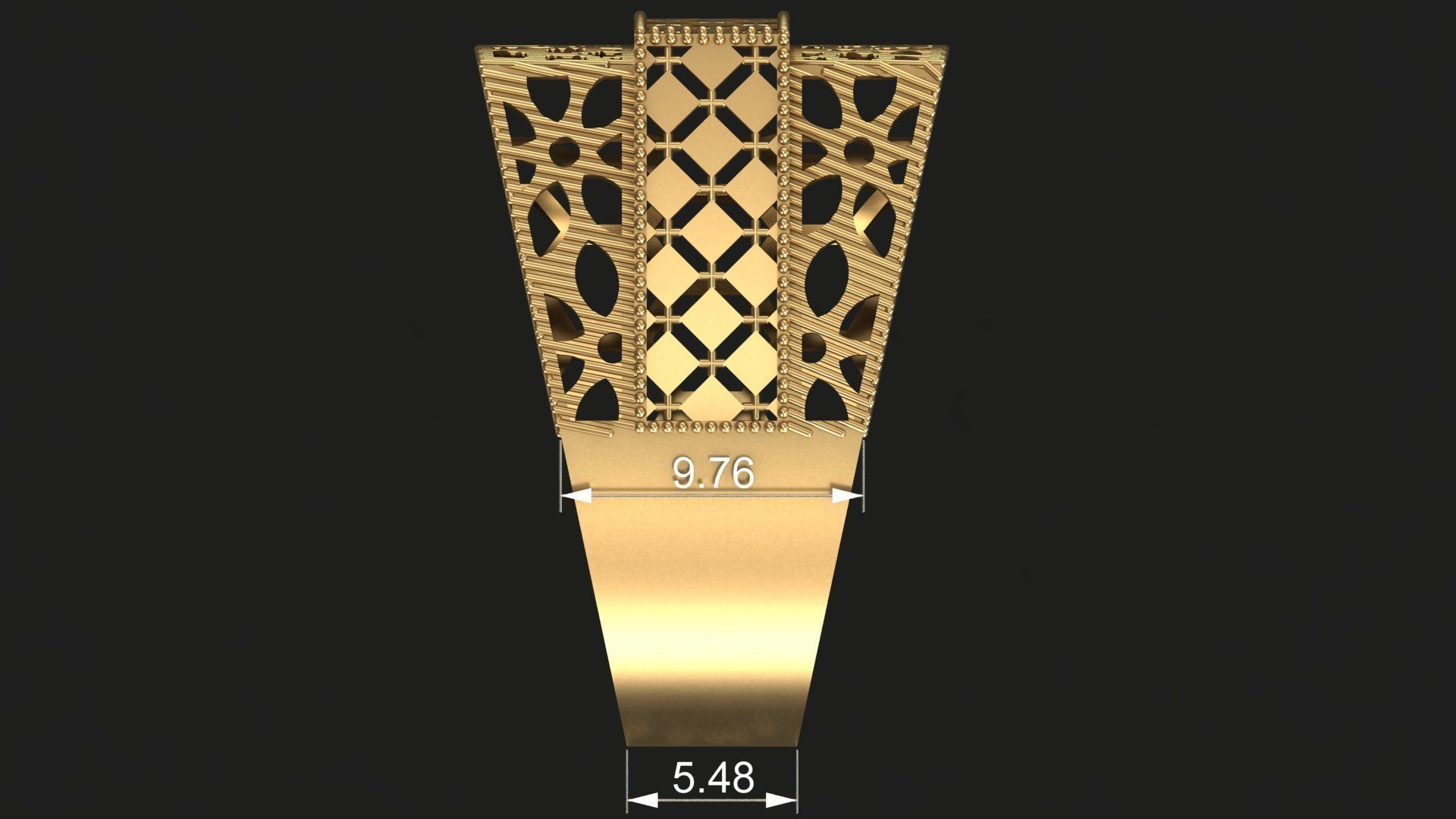 Fusion jewellery Halfset  3D print model_8