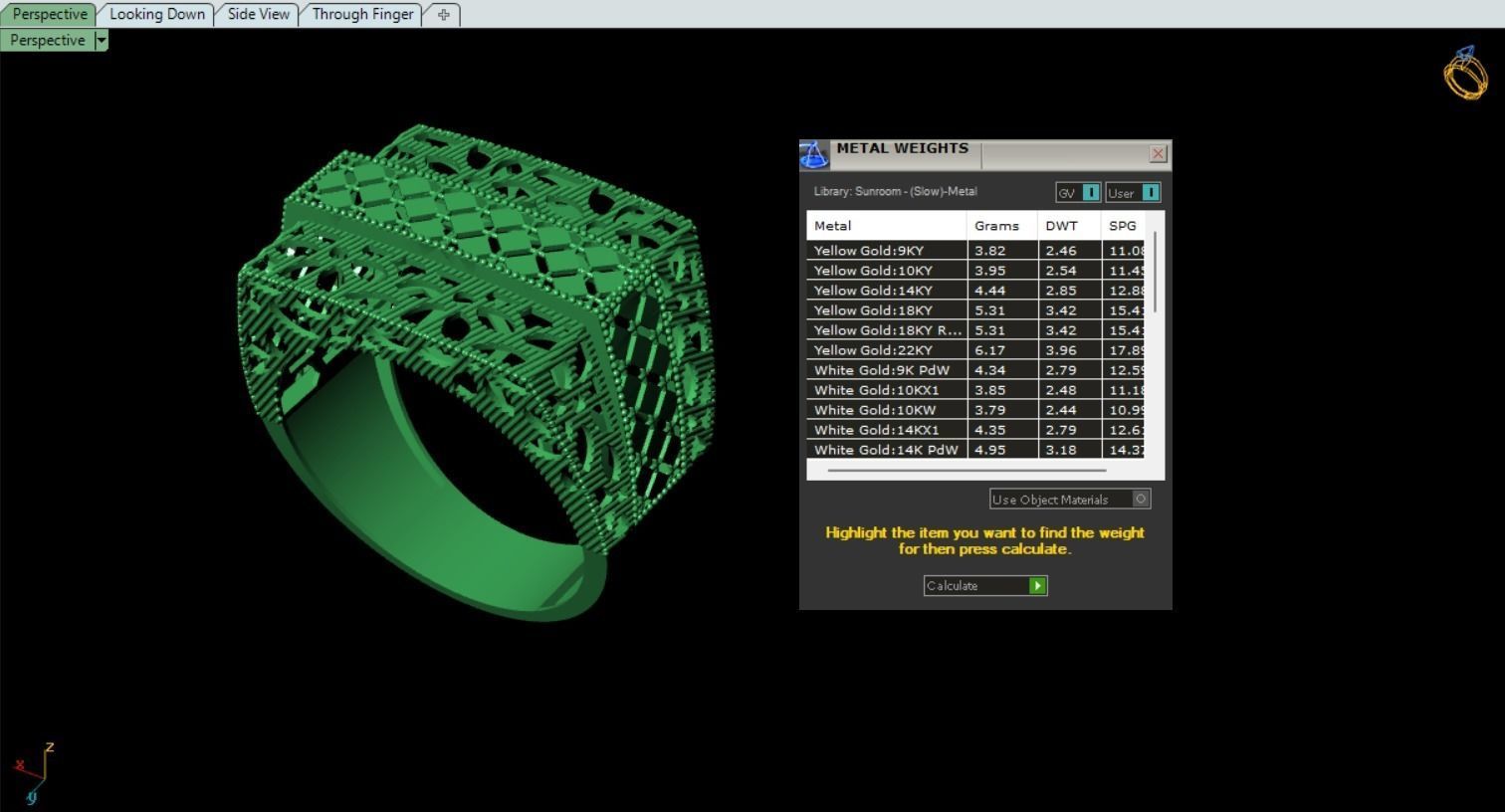 Fusion jewellery Halfset  3D print model_12