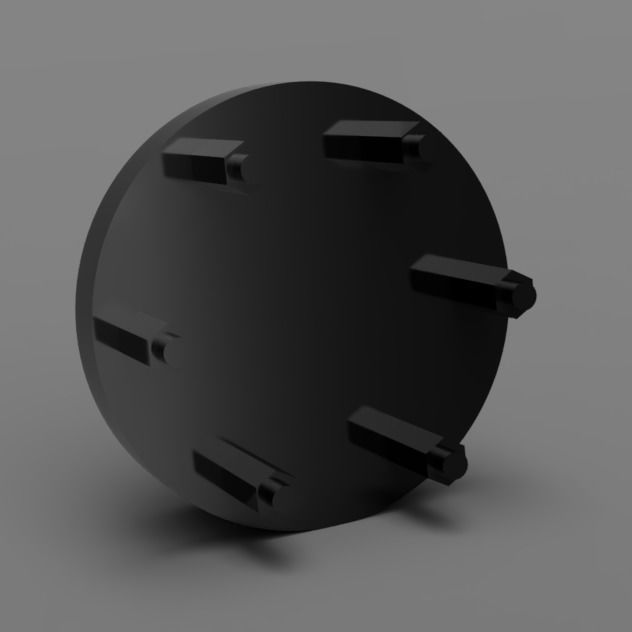 1 24 scale 15 inch American Racing AR26 with Cooper tires 3D print model_2