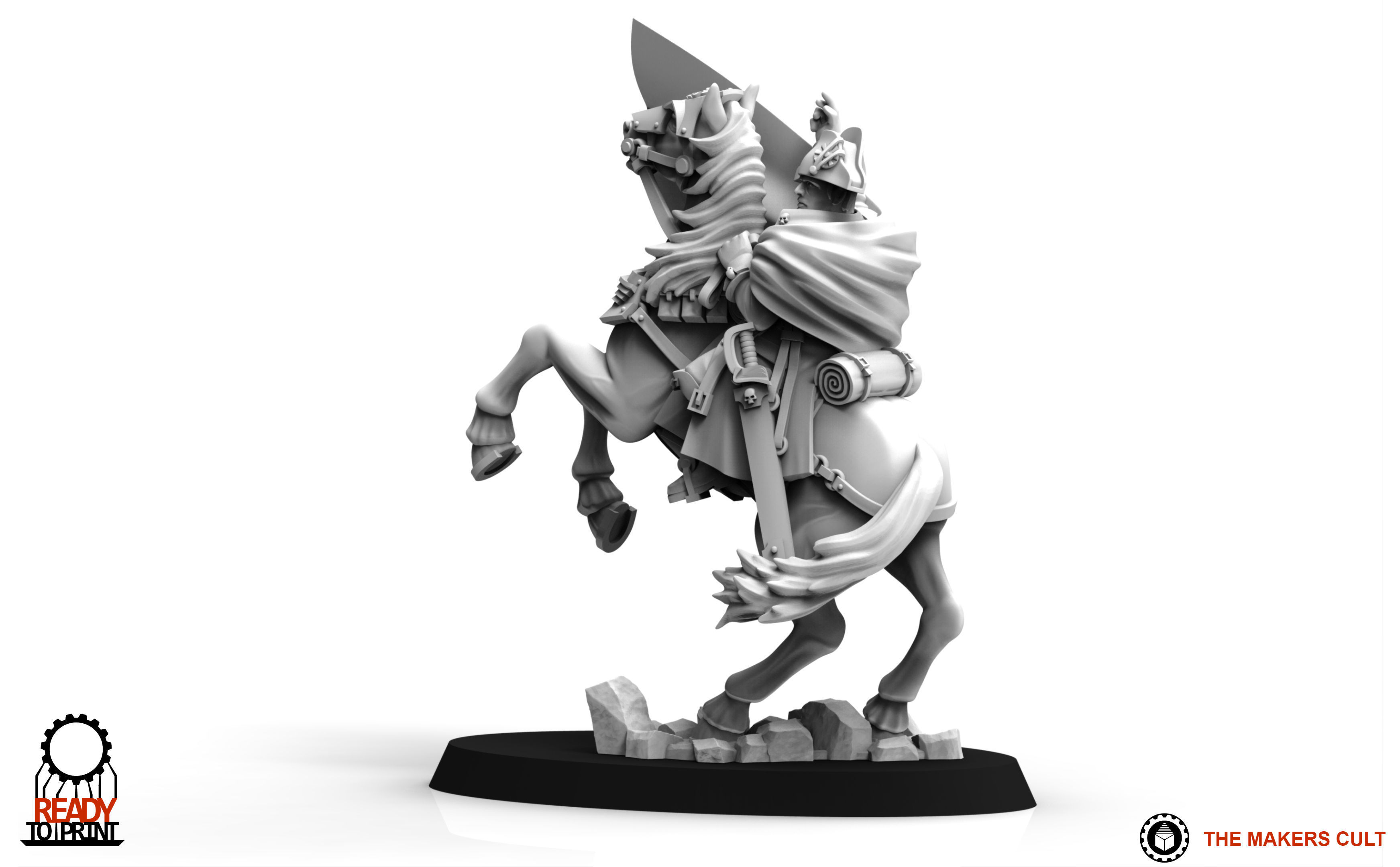 Universal Guard - Cavalry General 3D print model_8