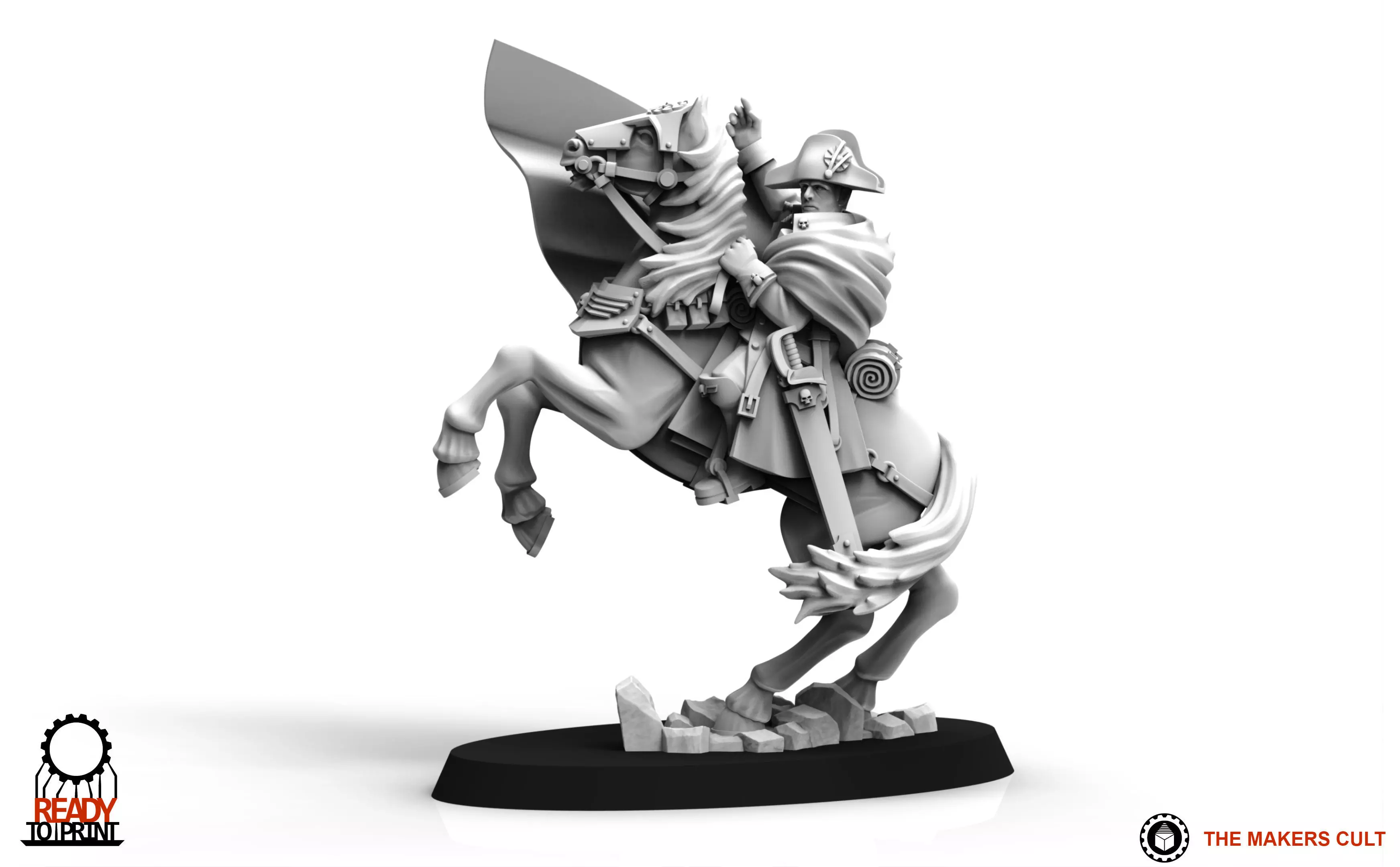 Universal Guard - Cavalry General 3D print model_0