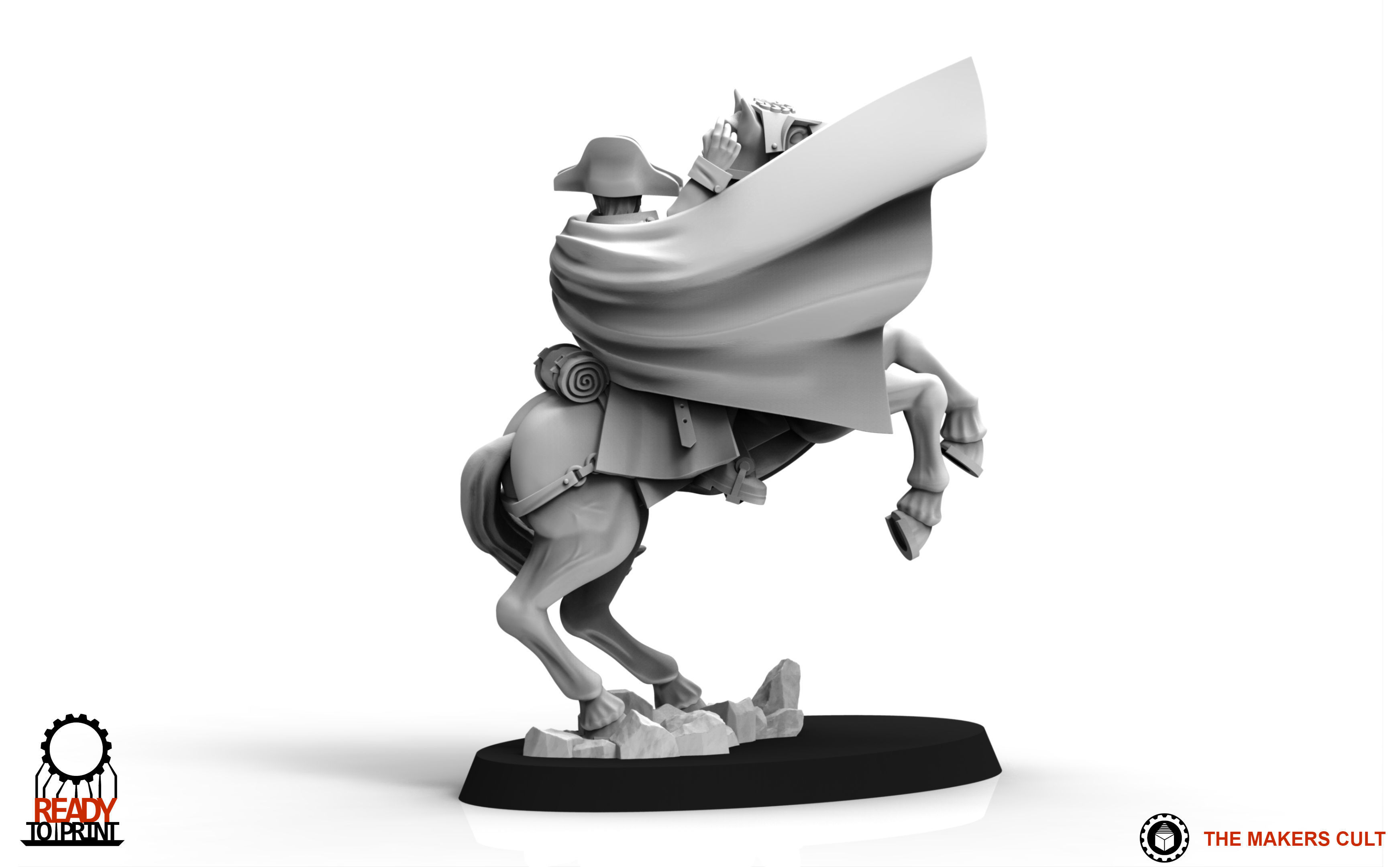 Universal Guard - Cavalry General 3D print model_5