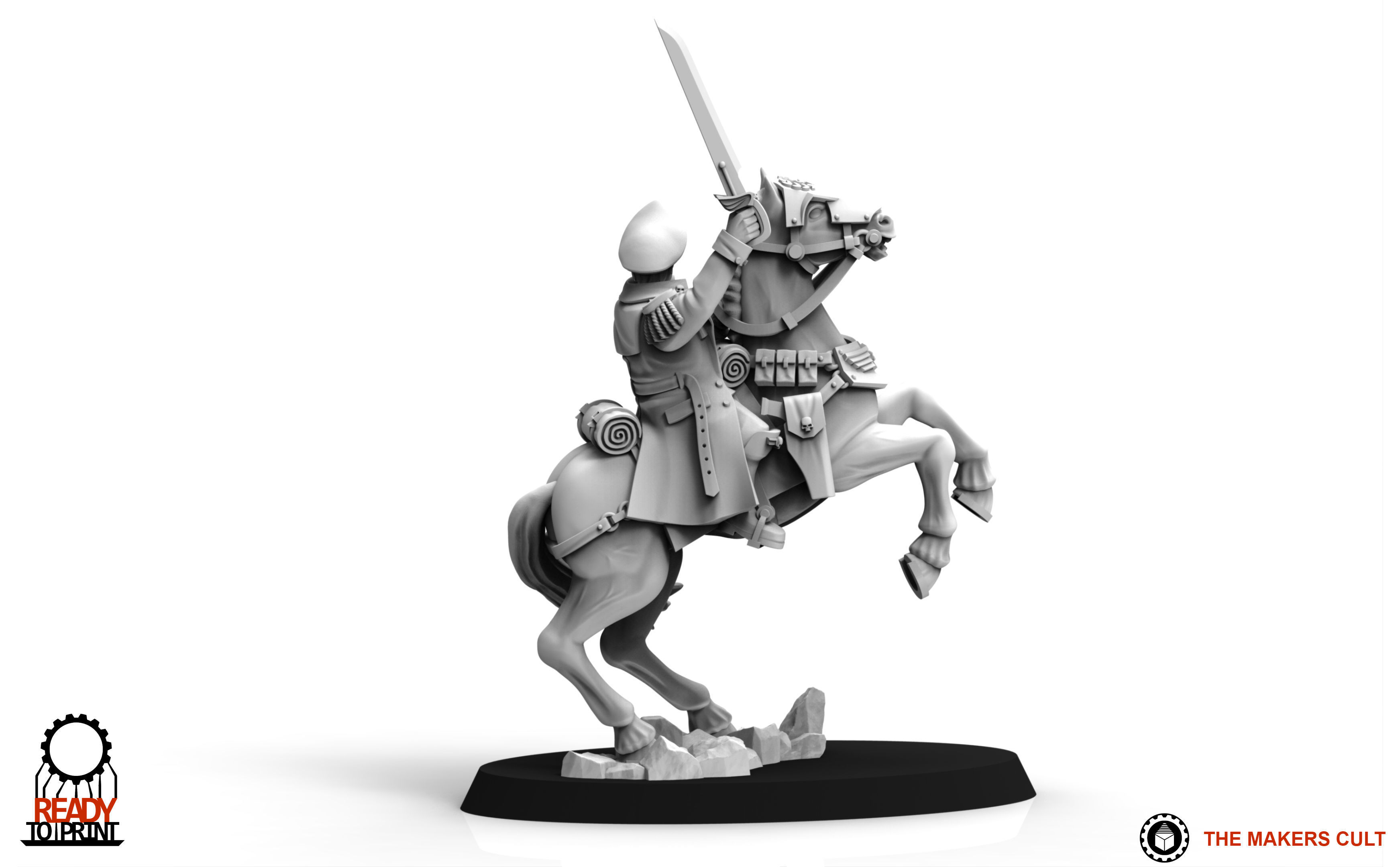 Universal Guard - Cavalry General 3D print model_6