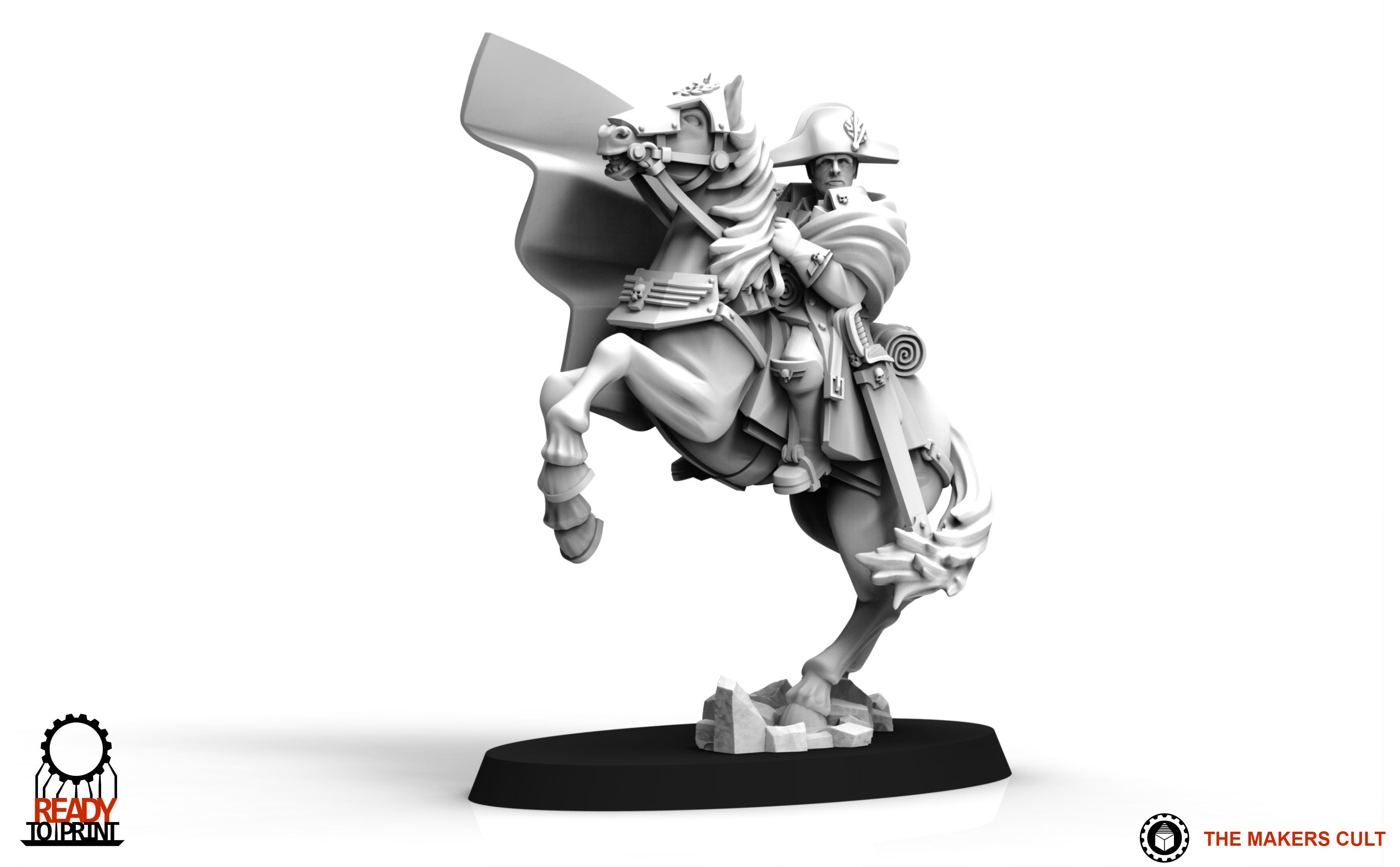Universal Guard - Cavalry General 3D print model_7