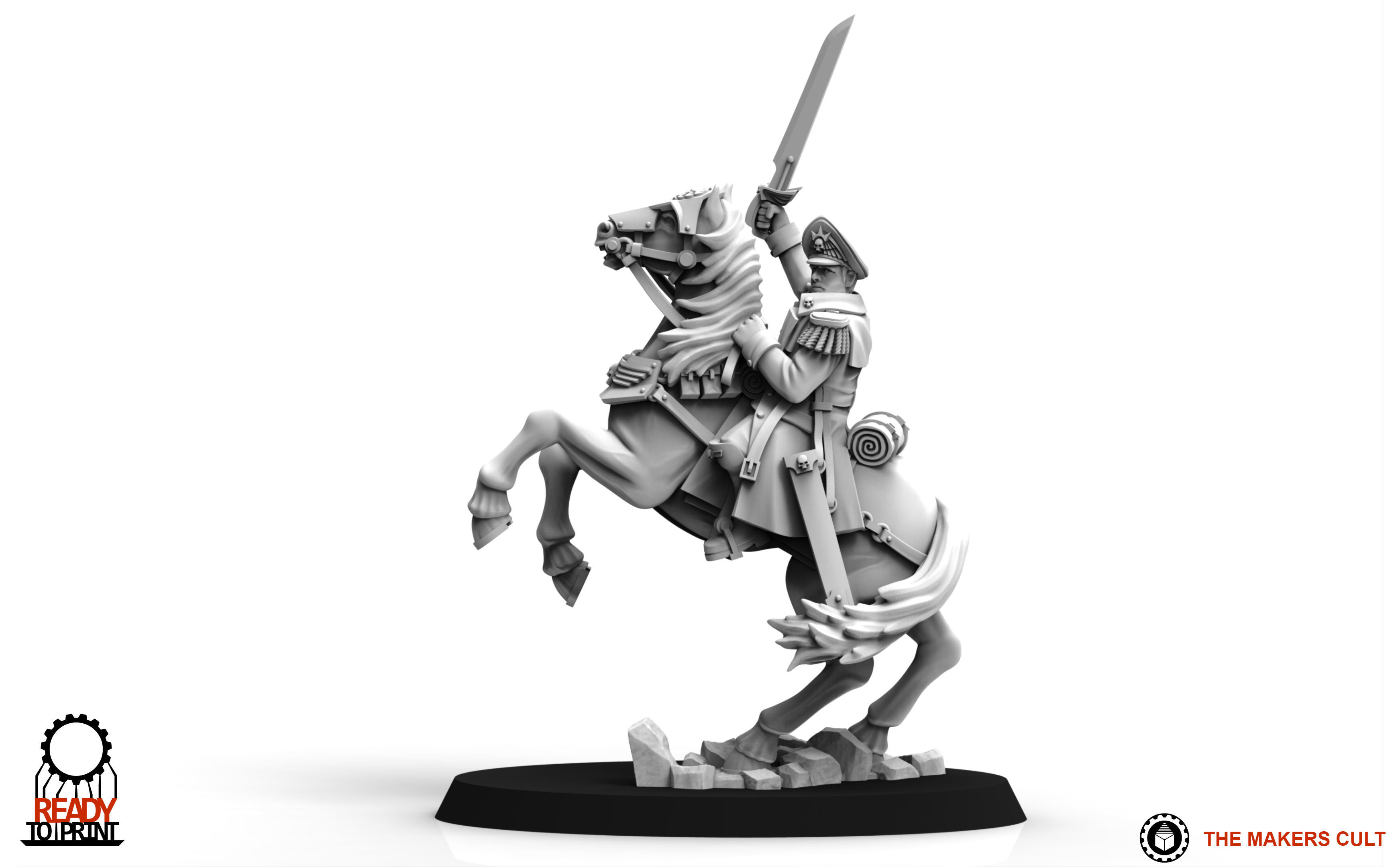Universal Guard - Cavalry General 3D print model_2
