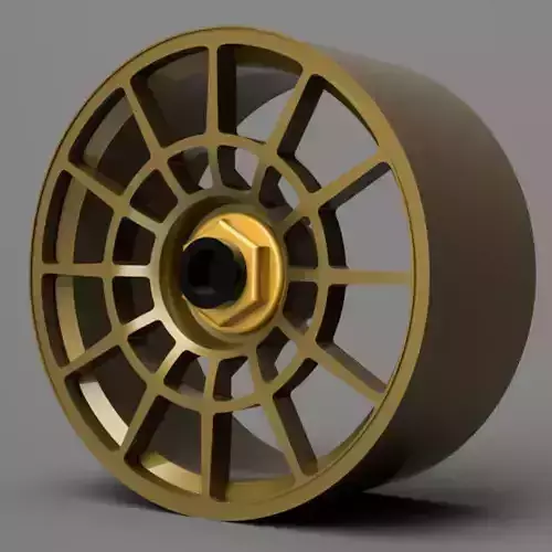 1 24 Scale 18 Inch Mugen M12 Center Lock With Yokohama Tires 3D print model