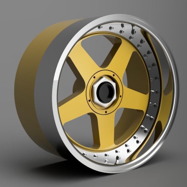 1 24 Scale 17 Inch Mazdaspeed  MS-01 Le Mans With Nankang Tires 3D print model_4