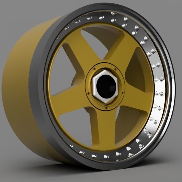 1 24 Scale 17 Inch Mazdaspeed  MS-01 Le Mans With Nankang Tires 3D print model_3