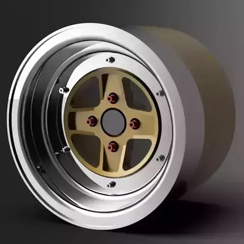 1 24 scale 14 inch SSR MK 2 With Stretch Tires 