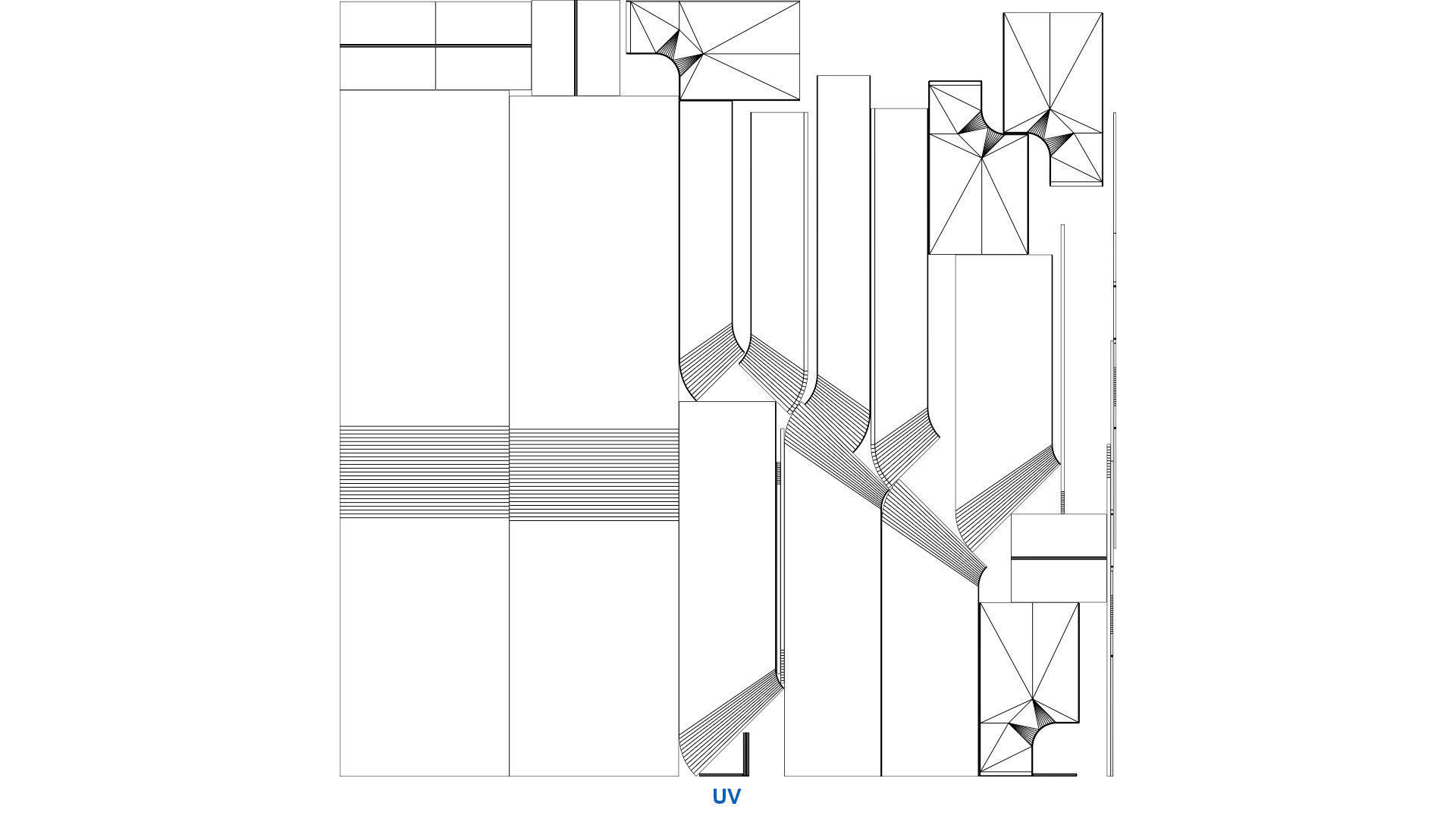 Reception Desk 1B Low-poly 3D model_10