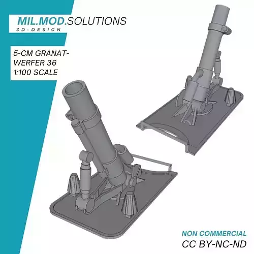 5-cm Granatwerfer 36 3D print model