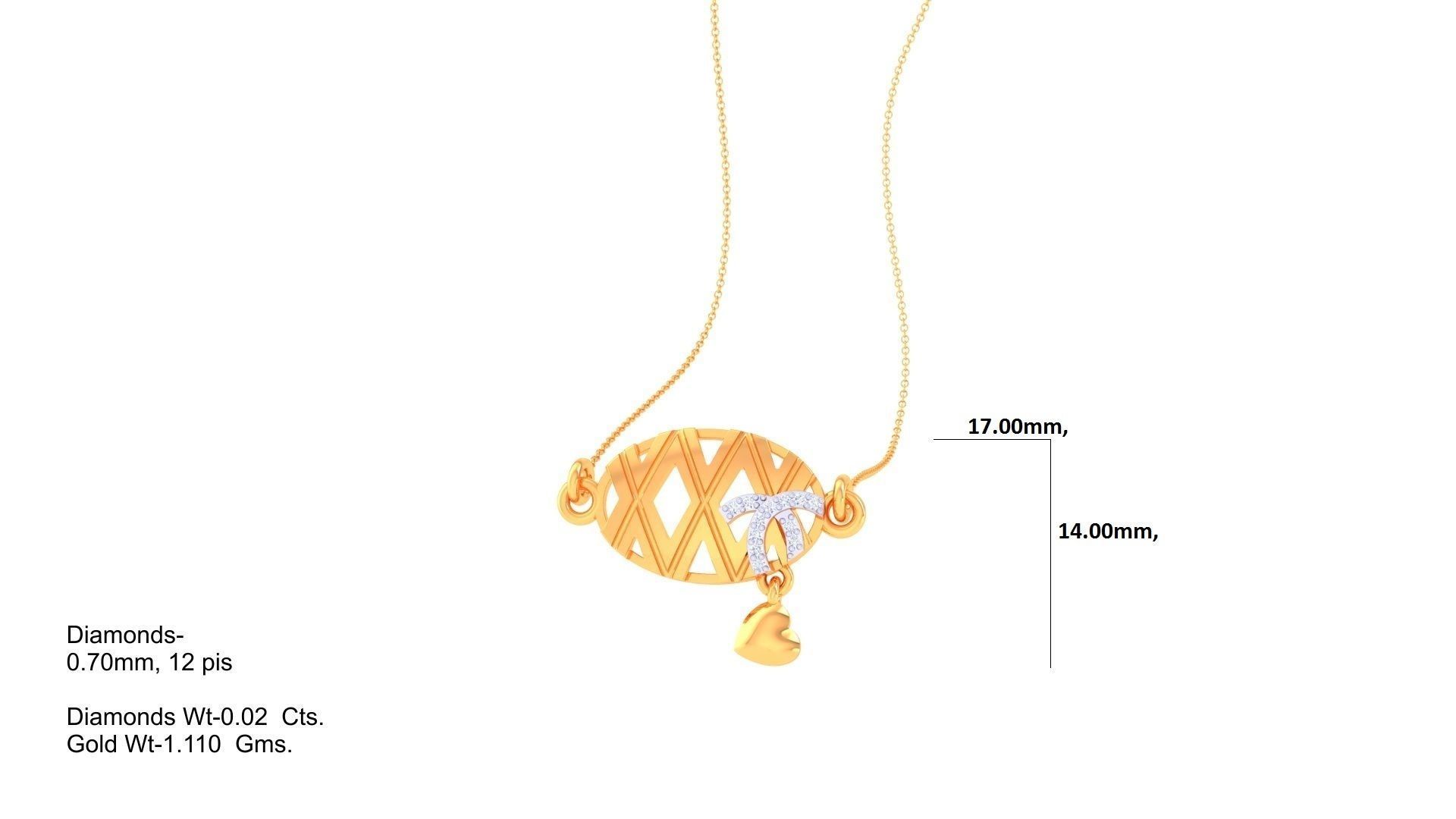 Pendant  3D print model_1