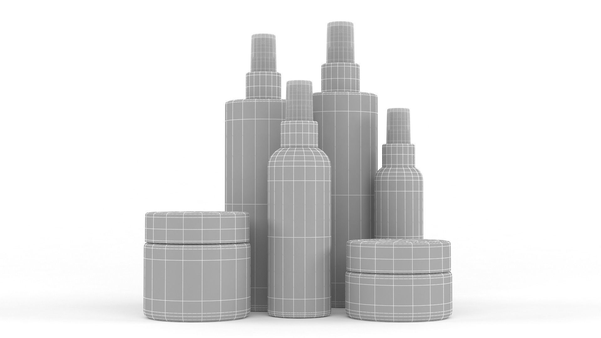 Plastic Bottles 3D model_9