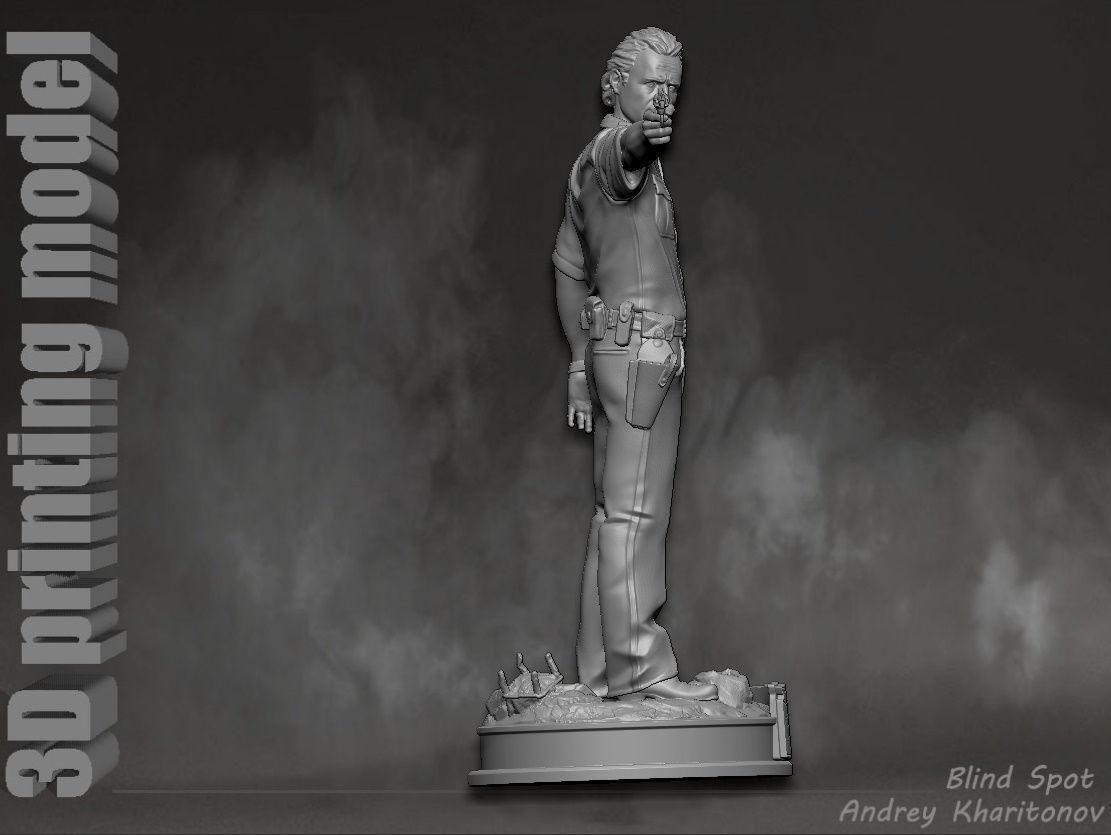 Rick Grimes the walking dead 3D print model_13