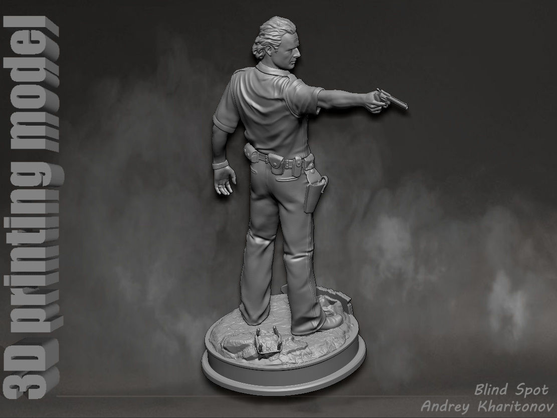 Rick Grimes the walking dead 3D print model_21
