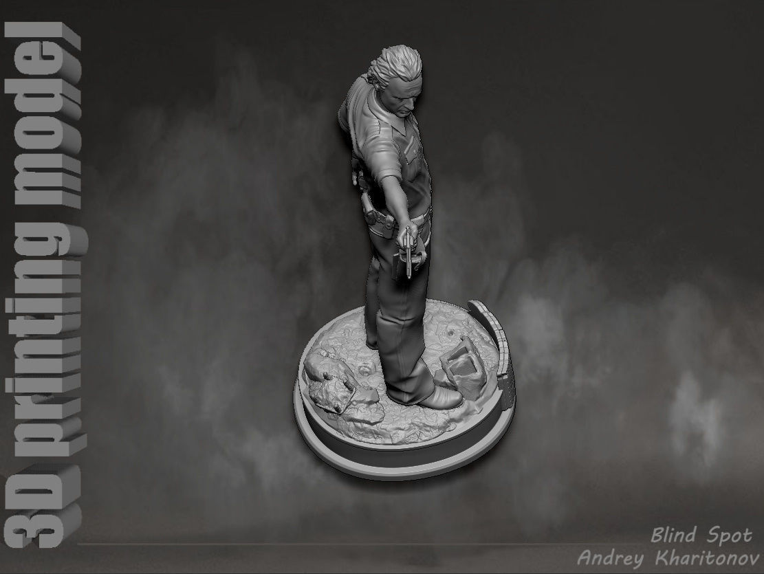 Rick Grimes the walking dead 3D print model_22