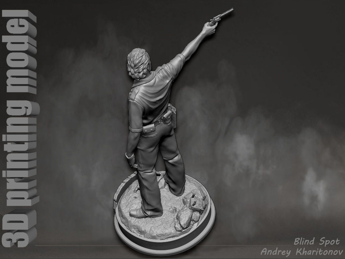 Rick Grimes the walking dead 3D print model_20