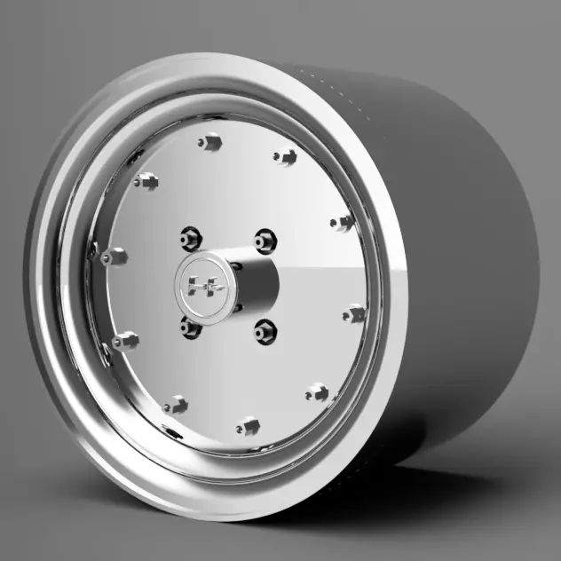 1 24 Scale 14 Inch SSR MK1 With Stretch Tires 3D print model_0