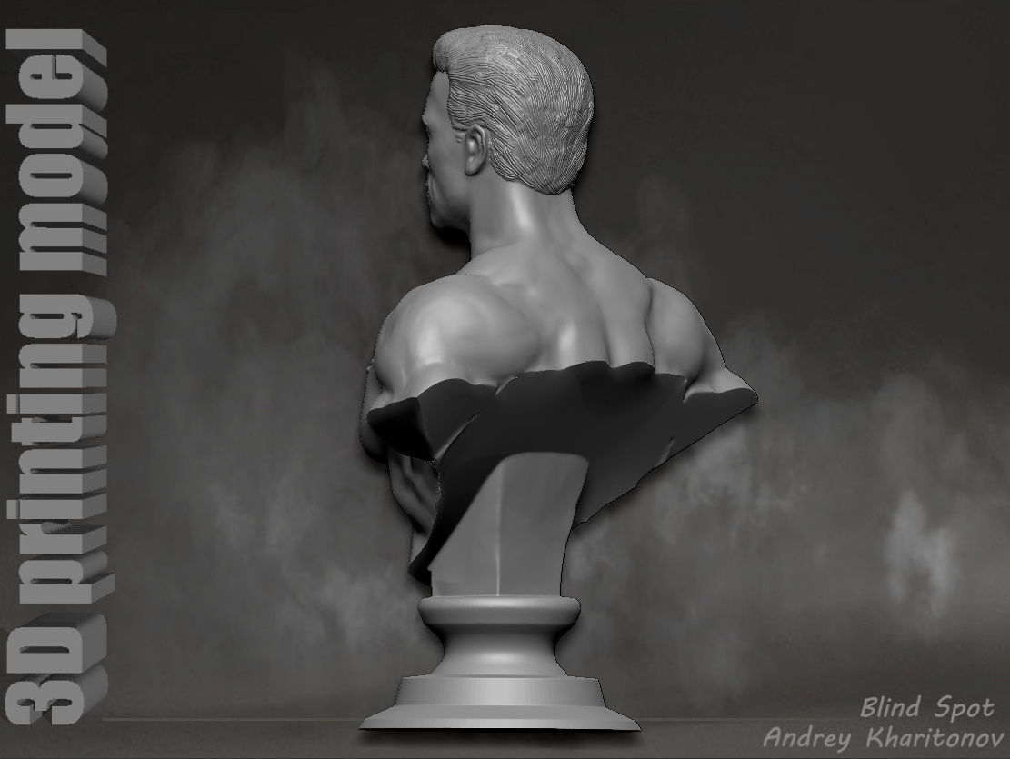 Terminator t-800 3D print model_6