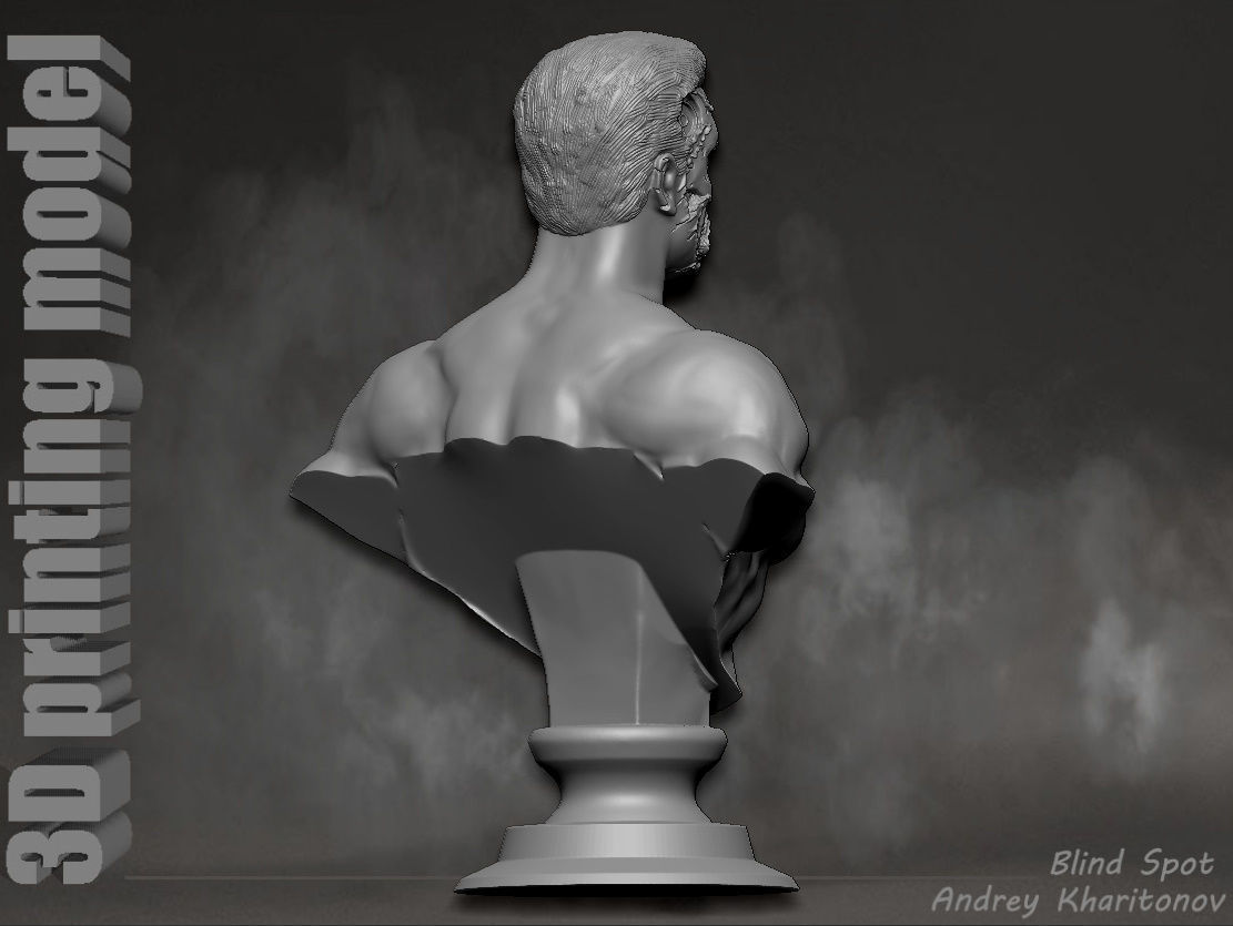 Terminator t-800 3D print model_10