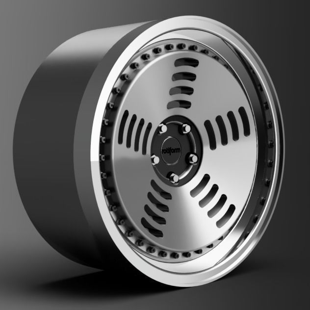 1 24 Scale 18 Inch Rotiform BM 1 3P With Neova Tires 3D print model_2