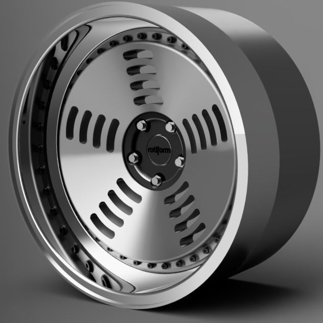 1 24 Scale 18 Inch Rotiform BM 1 3P With Neova Tires 3D print model_4