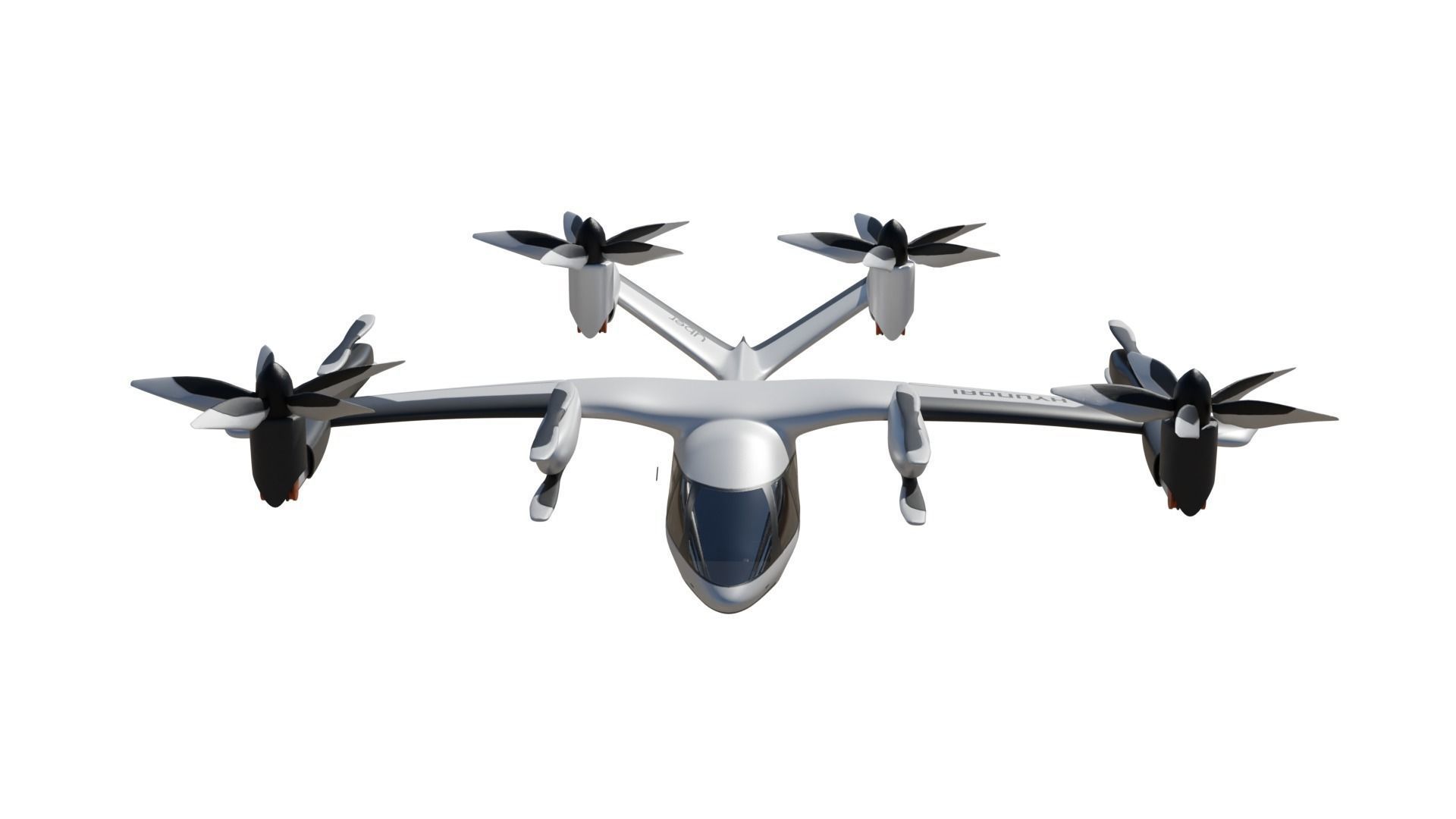 Drone Hyundai Uber 3D model_1