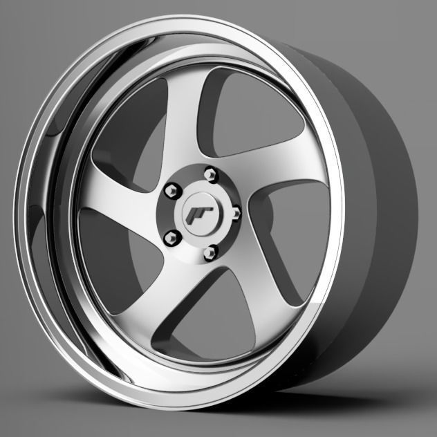 1 24 Scale 18 Inch Japan Racing JR15 with Neova Tires 3D print model_4