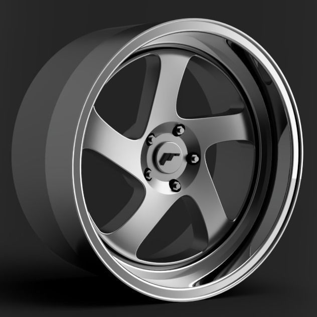 1 24 Scale 18 Inch Japan Racing JR15 with Neova Tires 3D print model_3