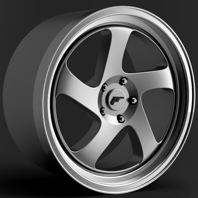 1 24 Scale 18 Inch Japan Racing JR15 with Neova Tires 3D print model_2