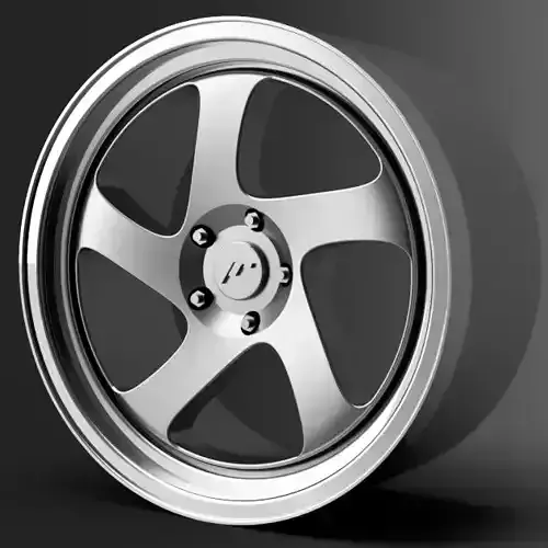 1 24 Scale 18 Inch Japan Racing JR15 with Neova Tires  3D print model