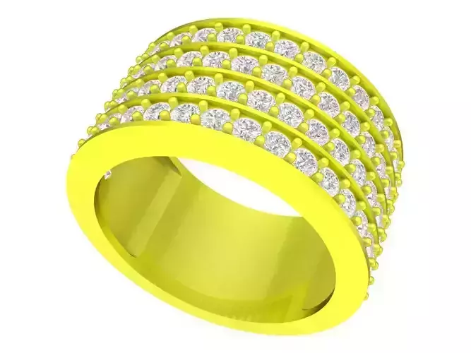 A7784 Diamond Women Band Ring