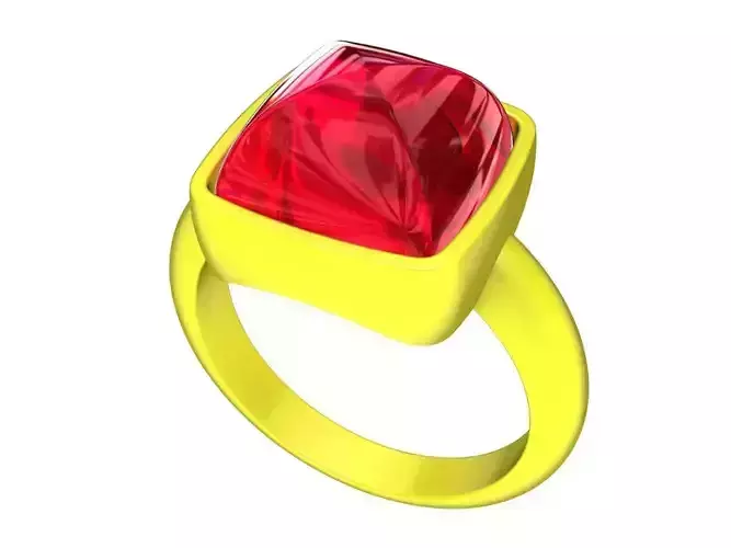 A7786 Caboncho Stone Women Ring