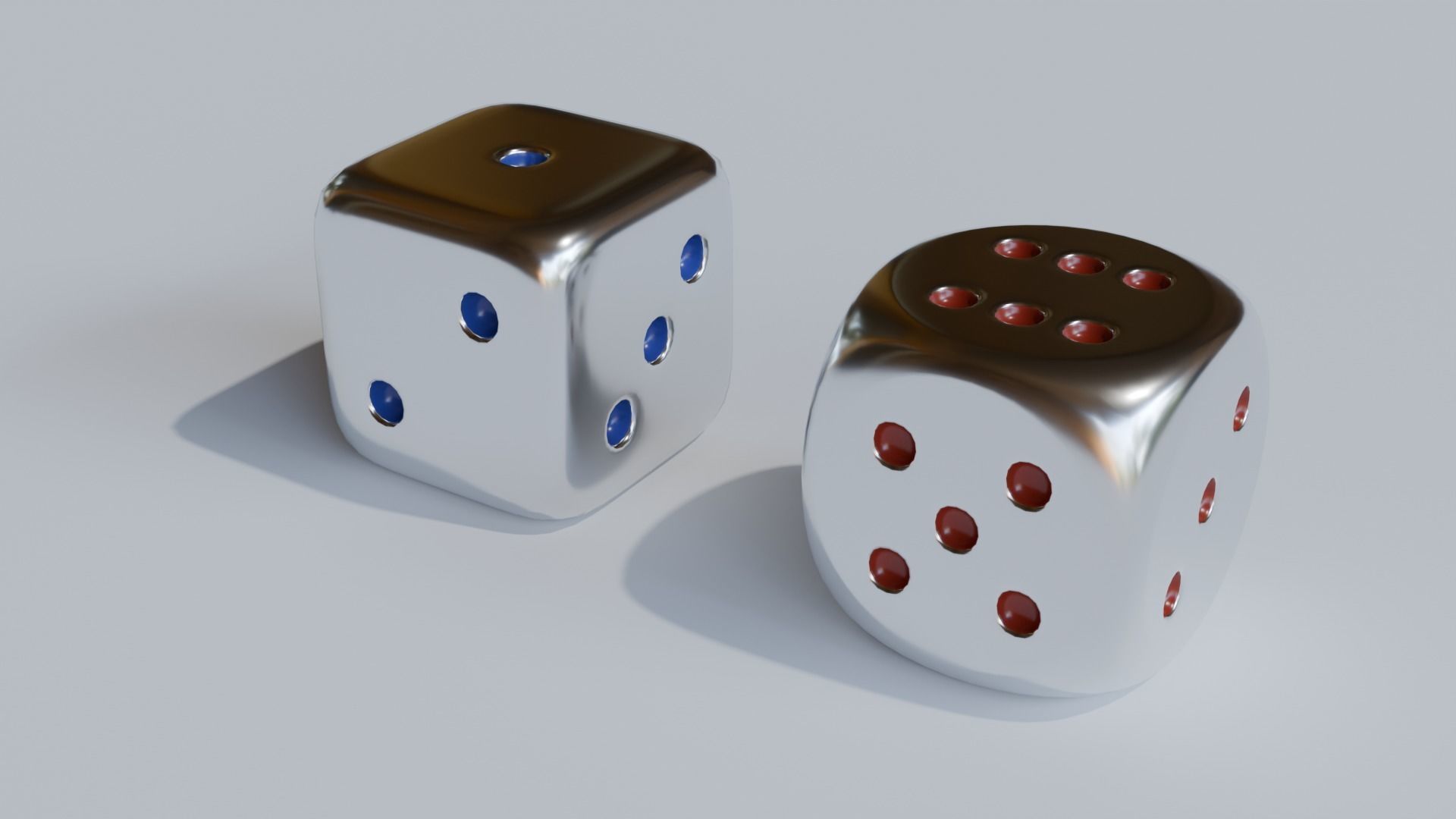 Two Dices 3D model_5
