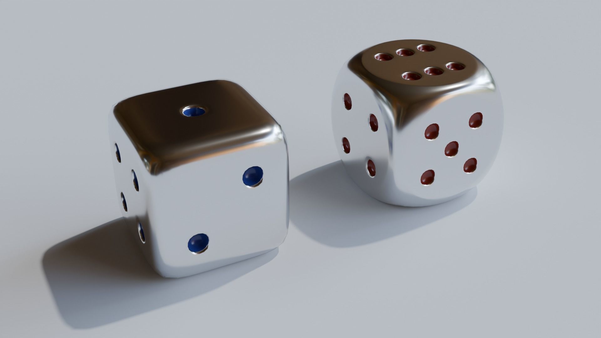 Two Dices 3D model_4