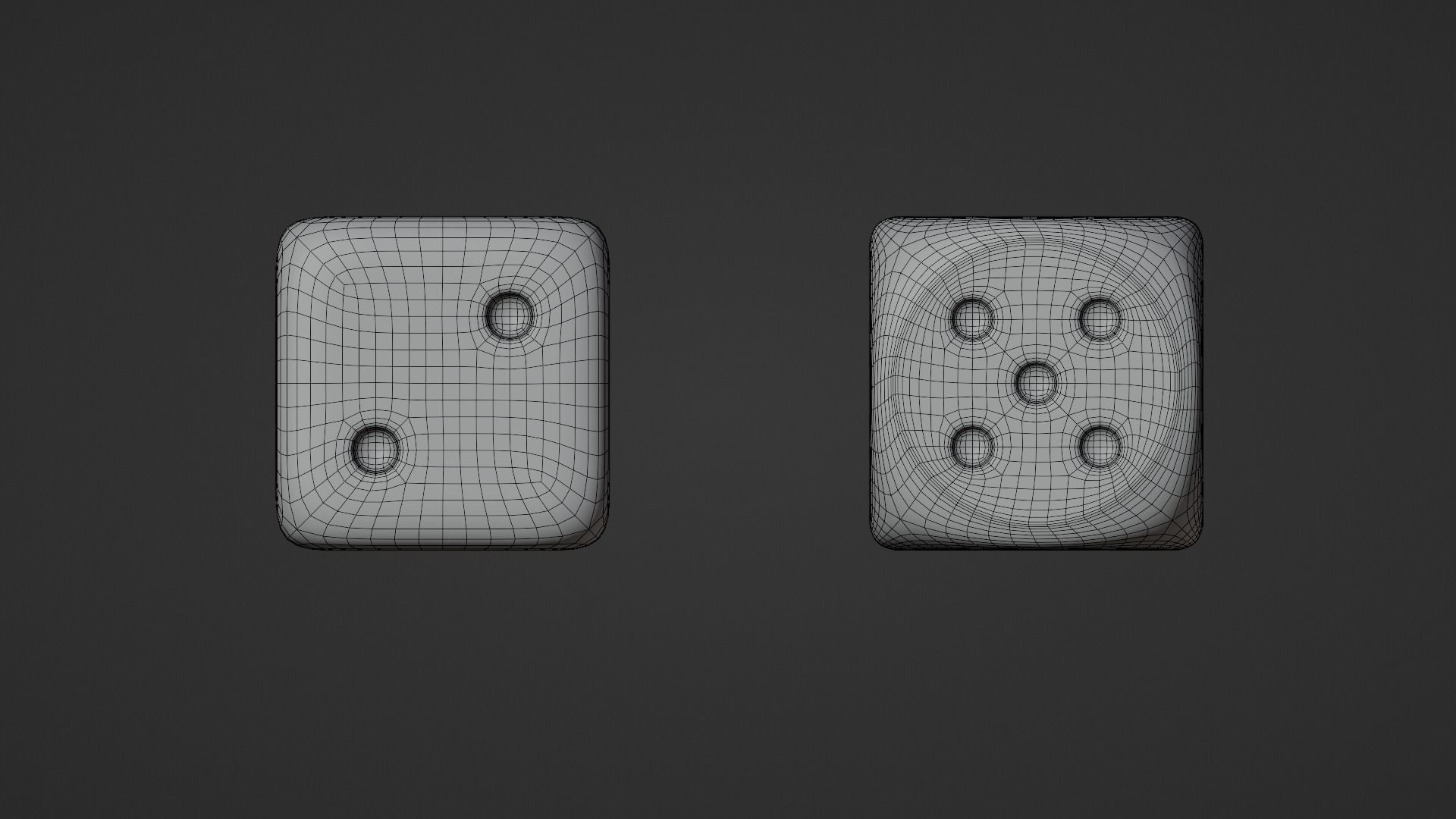 Two Dices 3D model_1
