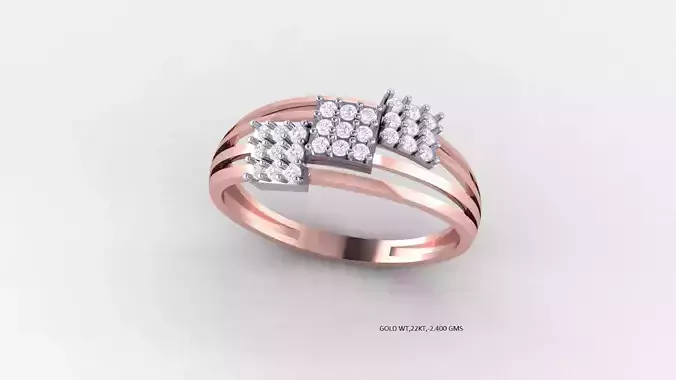 R-100 LADIES RINGS 3DM AND STL CAD MODELS LOT