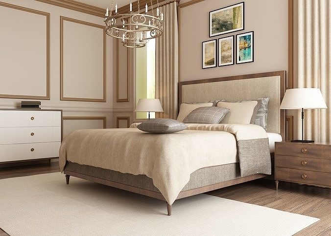 Modern Bedroom 3D model