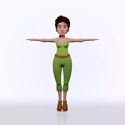 Female Cartoony Character