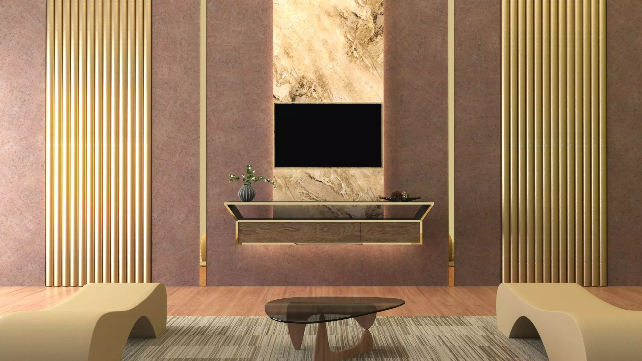 TV Wall Unit 3D model