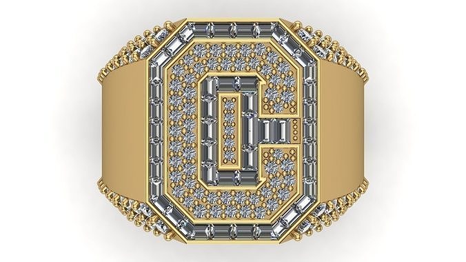 C ring 3D print model