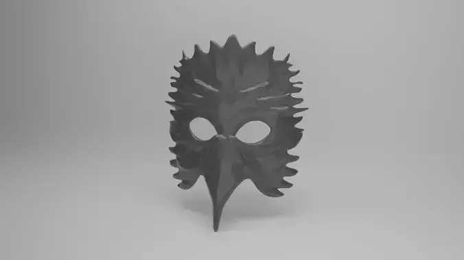 Black Raven Mask 3D print model