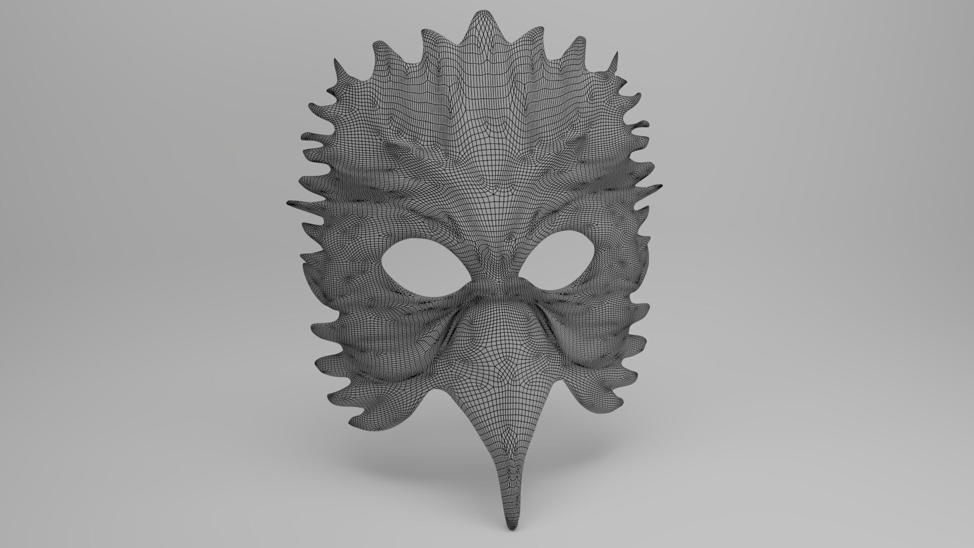 Black Raven Mask 3D print model_1