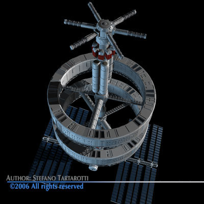 Space station 3D model_2